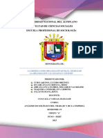 La Empresa Como Organización Humana, Teorías de La Organización y El Estado en Cuestió