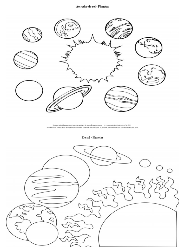 Desenho e Imagem Plutão Jogo para Colorir e Imprimir Grátis para Adultos e  Crianças 