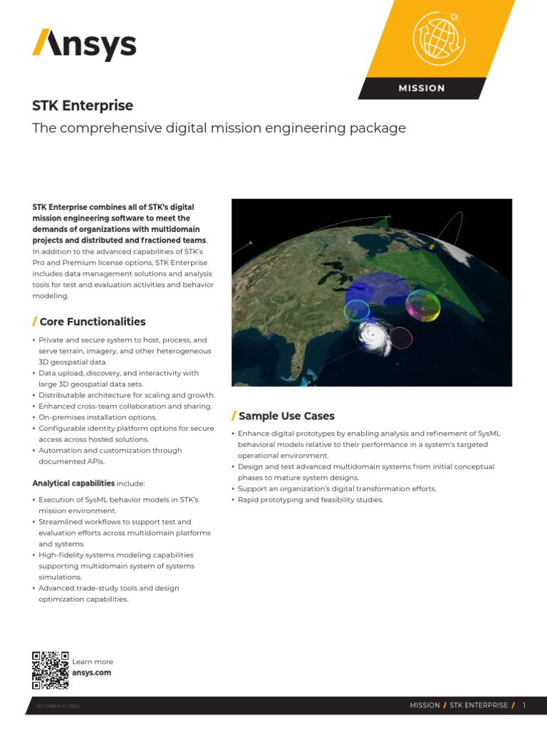 STK Enterprise: Digital Mission Engineering | PDF | Business | Computers