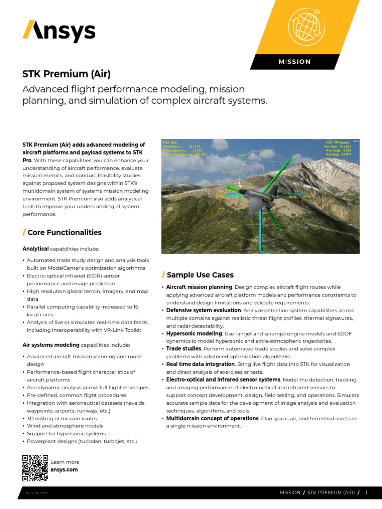 STK Premium Air: Advanced Flight Modeling | PDF | Business | Computers