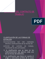 Extinción Del Contrato de Trabajo.2022.power Point