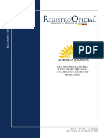 Ley Orgánica Contra la Trata de Personas y el Tráfico Ilícito de Migrantes