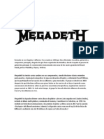 Megadeth Investigacion Banda