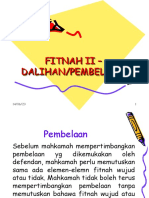 Slides On Fitnah Iiuk2203 - Fitnah II (Dalihan-Pembelaan)