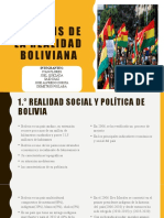 Análisis de La Realidad Boliviana