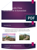 La Gran Muralla China Patrimonio de La Humanidad