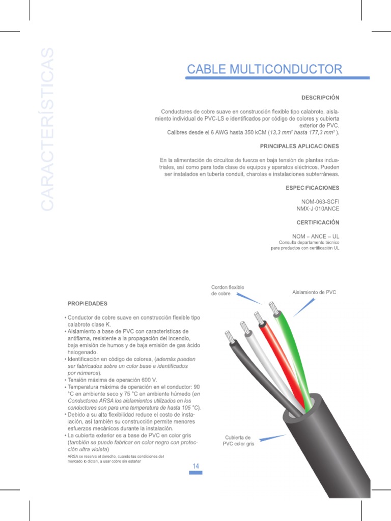 14 Cable Multiconductor PDF