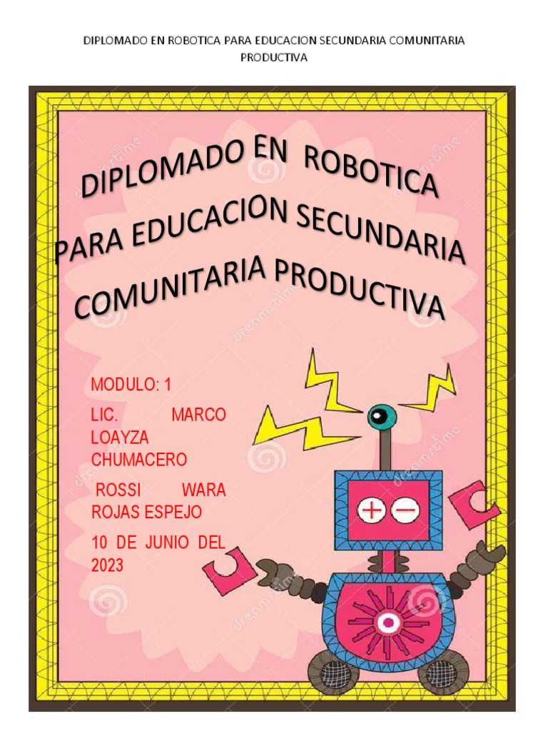 La Robótica en Educación Infantil | PDF | Educación de la primera ...