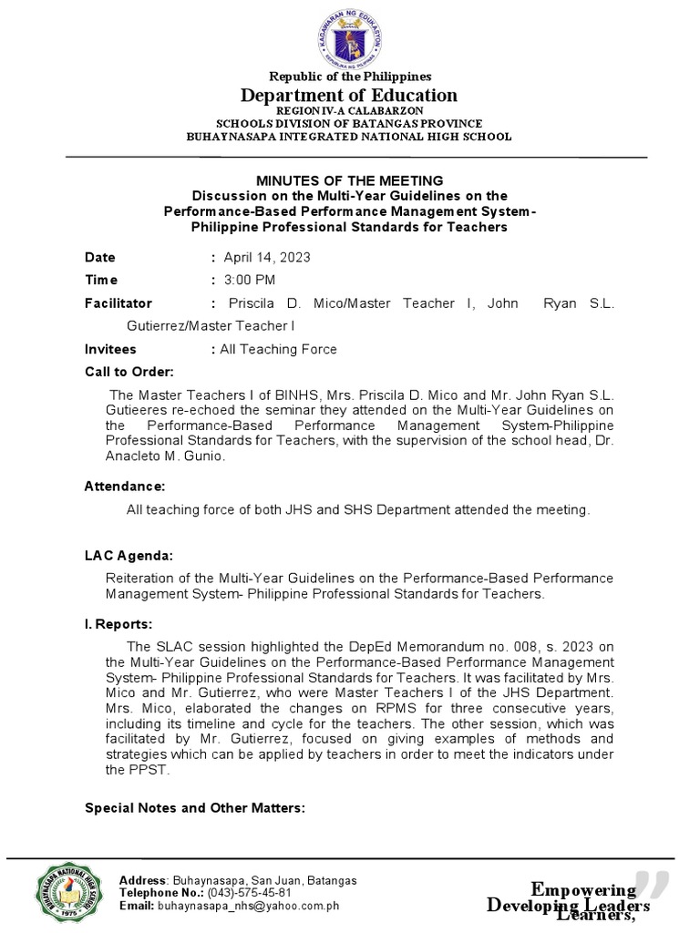 Slac 6 Minutes Rpms Ppst Indicators (1) PDF