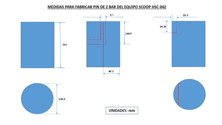 Medida de Pin de Z Bar | PDF