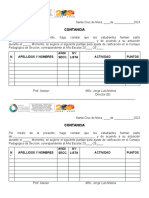 Modelo de Constancia de Extra Catedra