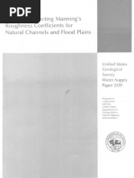 Guide For Selecting Manning's Roughness Coefficients