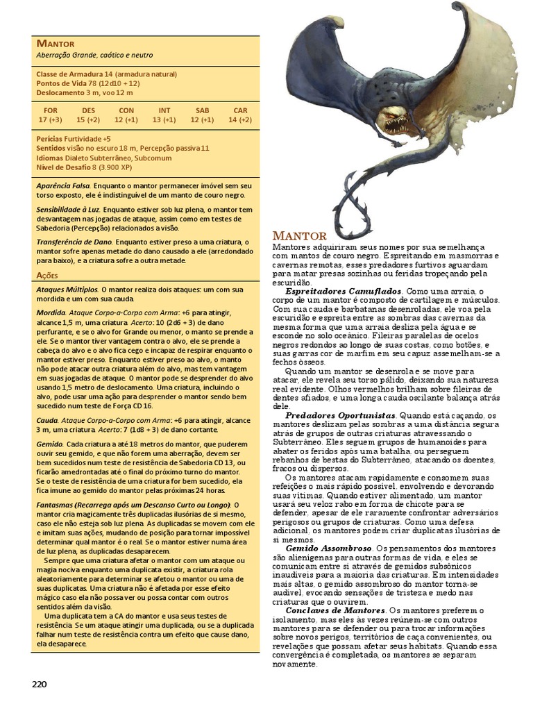 Ficha Mantor | PDF