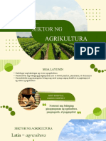 Sektor NG: Agrikultura