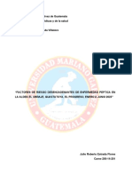 Factores de Riesgo Desencadenantes de Enfermedad Peptica en La Aldea El Obraje, Guastatoya, El Progreso, Enero A Junio 2023"