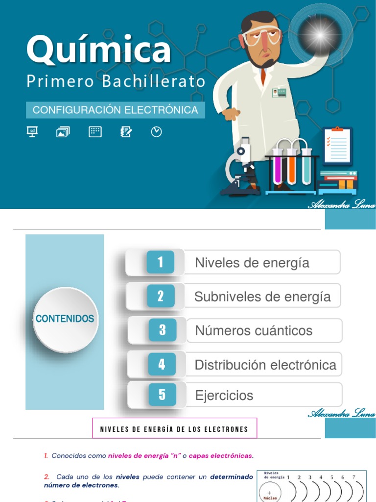 Configuración Electrónica | PDF | Configuración electronica | Mecánica ...