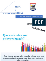 IMPORTANCIA DE LA PSICOPEDAGOGIA Presentación1