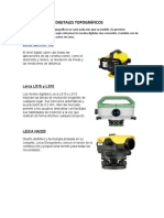 Tipo y Partes Nivel Topografico