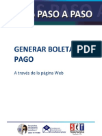 Guas Paso A Paso - Generar Boleta de Pago A Travs de La Web