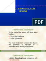 Module 3. Direct Finance Lease Lessor Accounting