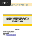 4-9 Core Concepts in Developing M&E - 2013