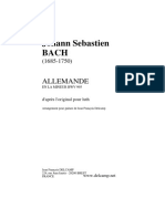 Bach - bwv9952 Allemande