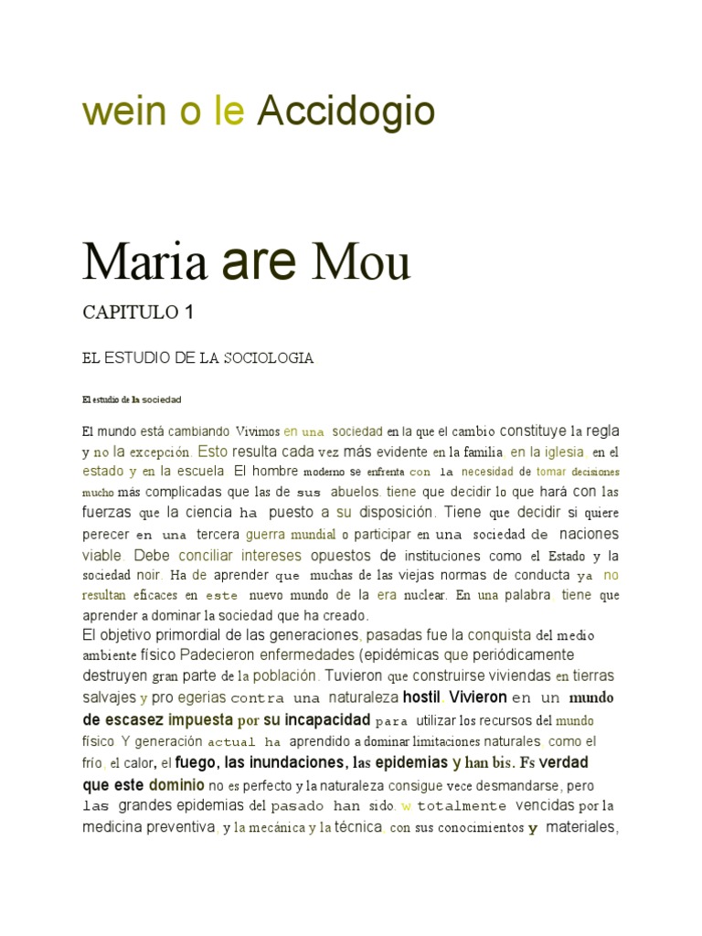 El Estudio de la Sociología | PDF | Sociología | Sociedad