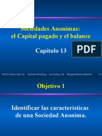 Cap. 1.2. Sociedades Anónimas, Capital Pagado y El Balance