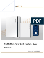 Franklin Home Power Quick Installation Guide