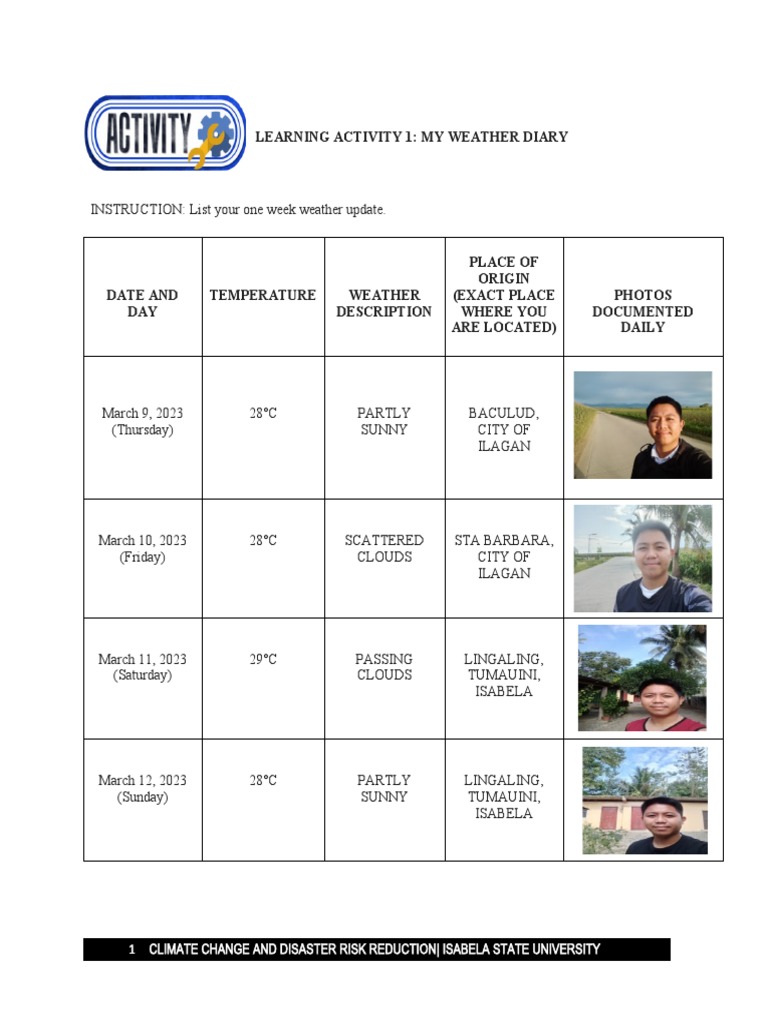 Climate Change Module 1 Pdf Hazards Weather
