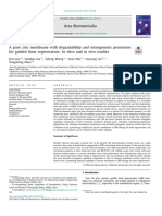 A Pure Zinc Membrane With Degradability and Osteogenesis Promotion For Guided Bone Regeneration