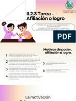 II.2.3 Tarea - Afiliación o Logro