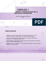 Unidad 1 - Bases Teã"ricas y Conceptuales de La Educaciã"n Psicomotriz