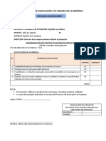 Ficha de Calificación de La Empresa