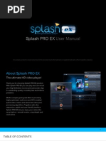 SplashPRO EX User Manual