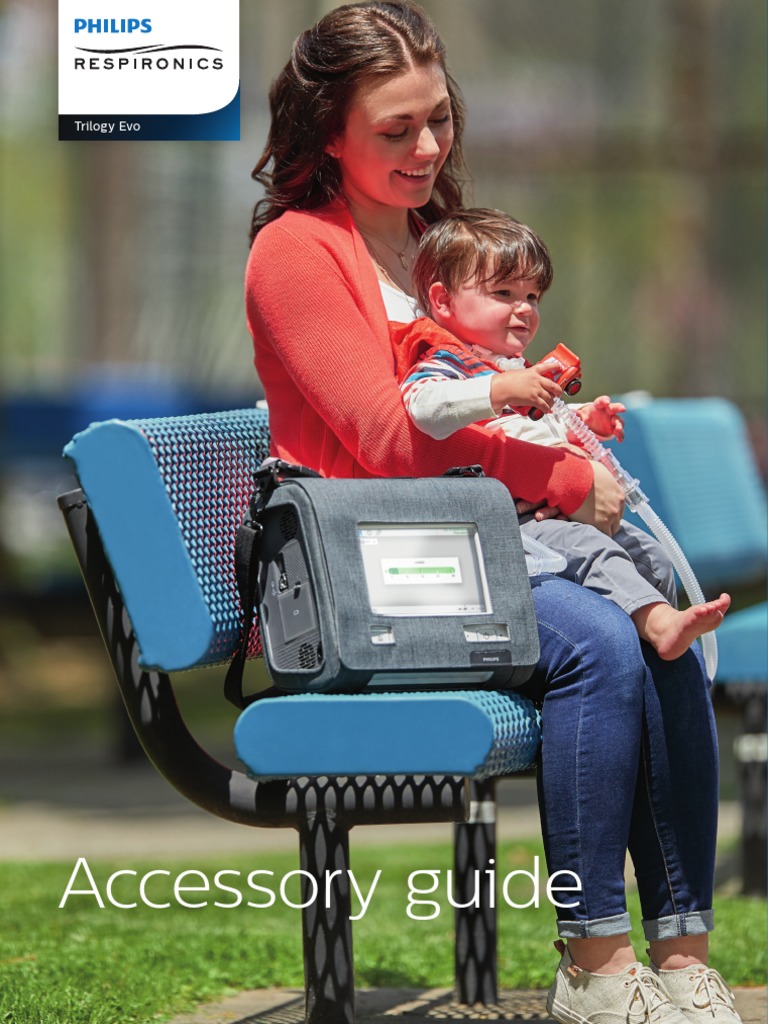 Philips Trilogy Evo Accesory Guide PDF Breathing Respiration