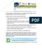 Tema 3: Gestión Integral de Los Residuos Sólidos en La Institución