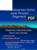 Penatalaksanaan Nutrisi pada Penyakit Degeneratif