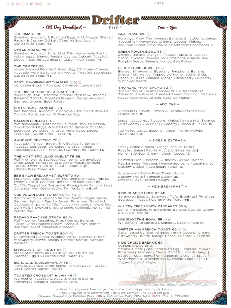 Drifter Menu Breakfast 2021 q1 r32 PDF