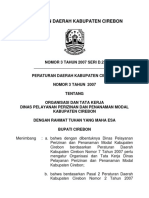 Perda Nomor 3 Tahun 2007