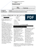 Guía Preparación para La Evaluación Características de Océanos y Lagos