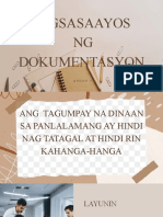 Pagsasaayos NG Dokumentasyon: Group 7