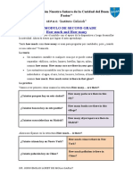 4to Modulo de Aprendizaje Second Grade