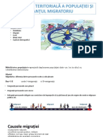 Mobilitatea Teritorială A Populației Clasa 10