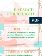 The Search For Delight