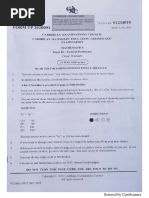 2021 - Mathematics Paper 1 - May - June 2021 | PDF