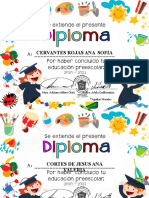 Diploma de Guillermina Aguilar Morales