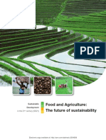 Food and Agriculture The Future of Sustainability