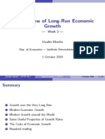 Chapter 3. an Overview of Long-Run Economic Growth