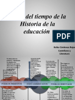 Linea Del Tiempo de La Educación y Su Avece